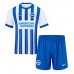 Echipament fotbal Brighton Joao Pedro #9 Tricou Acasa 2024-25 pentru copii maneca scurta (+ Pantaloni scurti)